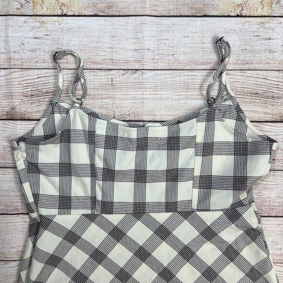 Urban Outfitters Keya Plaid Hook & Eye Mini Dress Size Large- Retro-Y2k - Picture 4 of 13